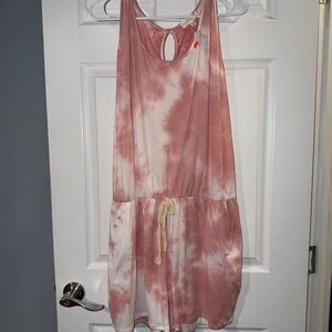 Tie-Dye Pink Romper